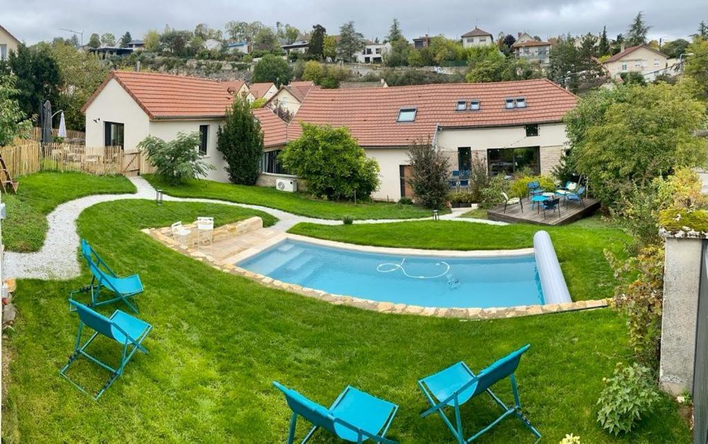 Proche Centre Ville, Gite 4 Etoiles Avec Piscine Dijon Exteriér fotografie